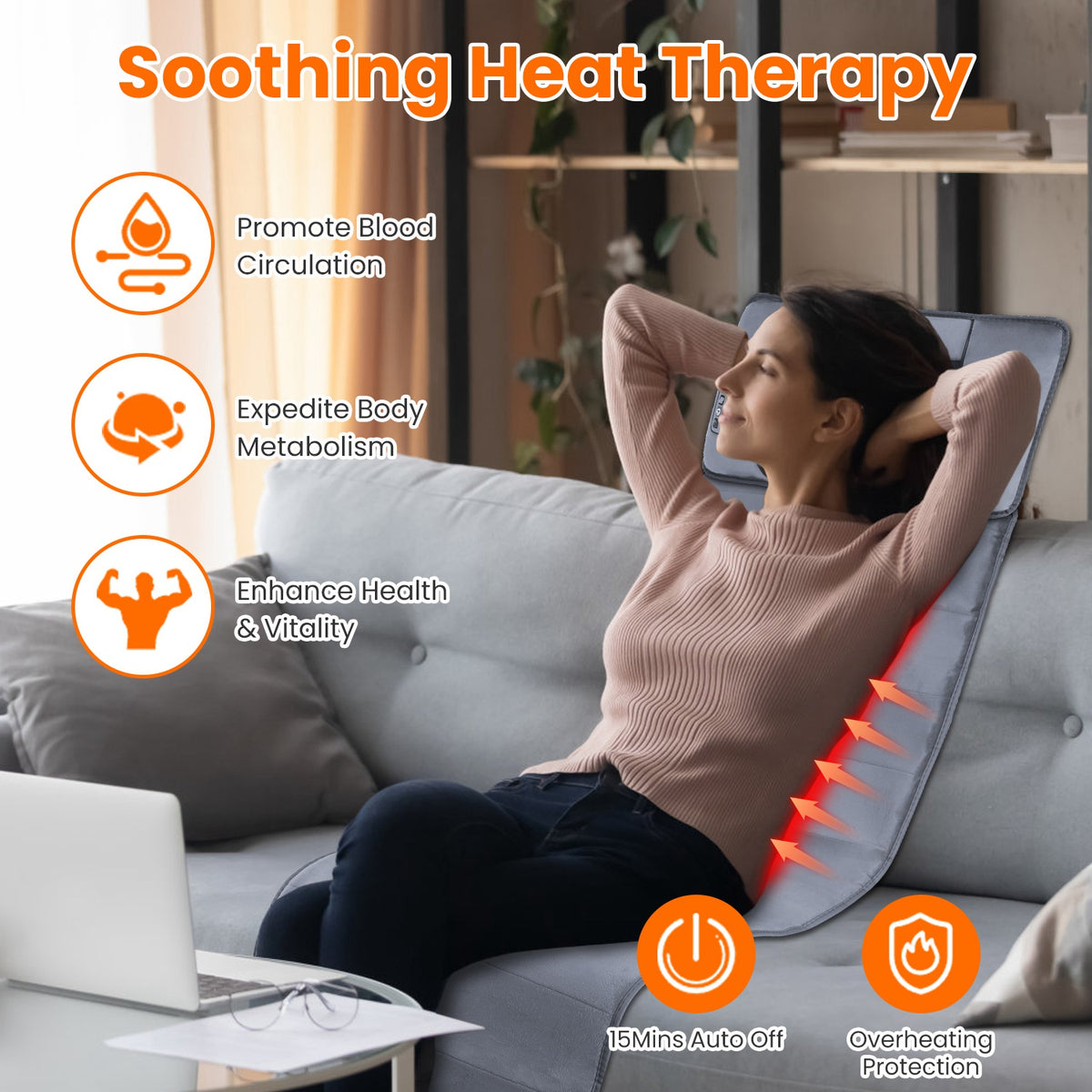 Heated Full Body Massage Mat, photo 6