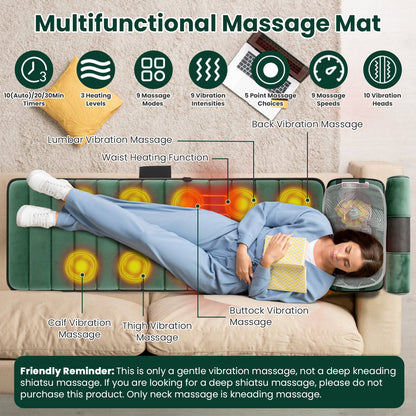 Full Body Massage Mat with Neck & Foot Massagers, photo 6