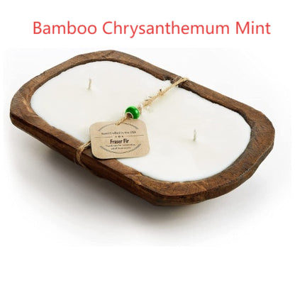 Wooden Bowl Scented Candle, photo 12