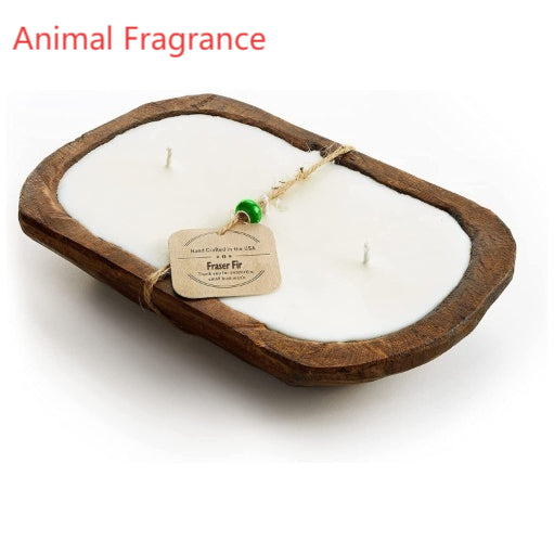 Wooden Bowl Scented Candle, photo 2