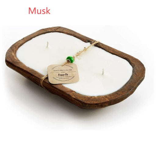 Wooden Bowl Scented Candle, photo 6