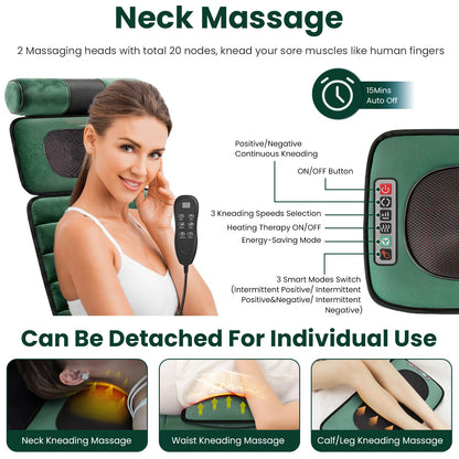 Full Body Massage Mat with Neck & Foot Massagers, photo 9