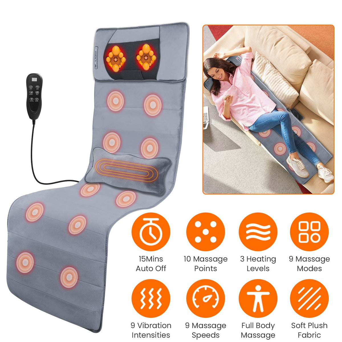 Heated Full Body Massage Mat, photo 1