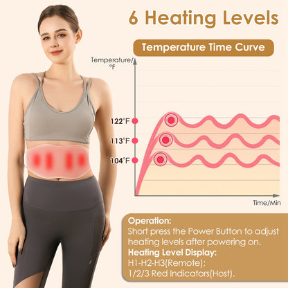 Cordless Back Heating Pad with Pulse Massage, photo 4