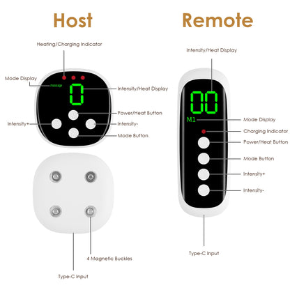 Cordless Back Heating Pad with Pulse Massage, photo 3