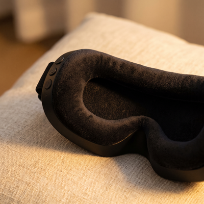 Soft eye cushions close up