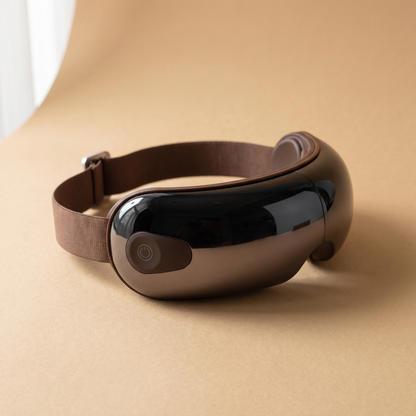 Eye massager in brown