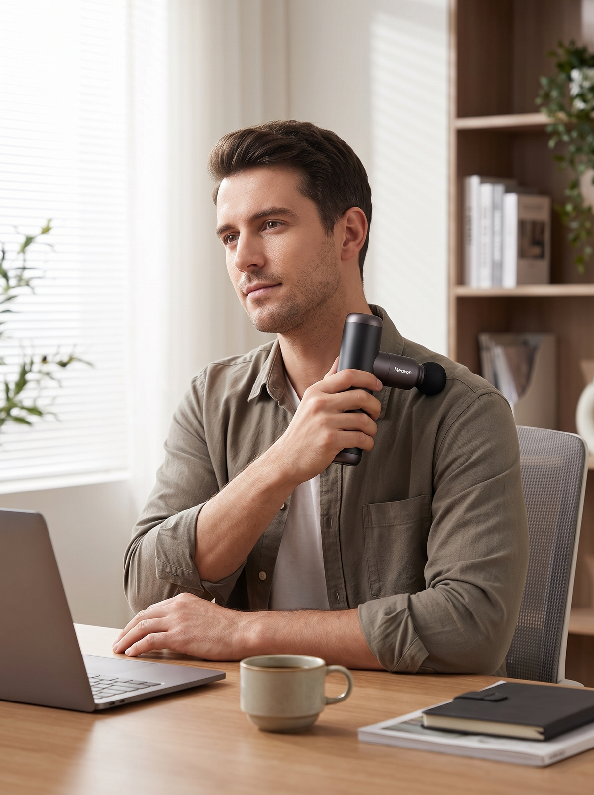 Pocket Massage Gun with 4 Speeds lifestyle