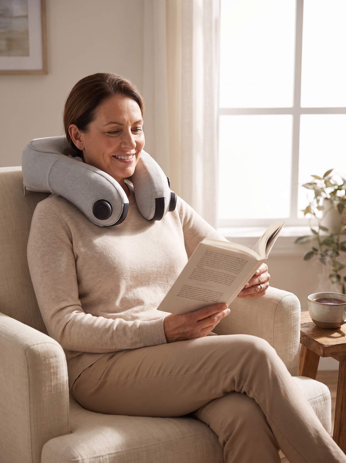 Inflatable Heated Neck & Shoulder Massager lifestyle