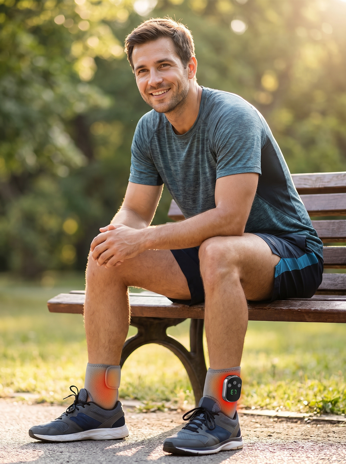 Heated Ankle Massager Set lifestyle
