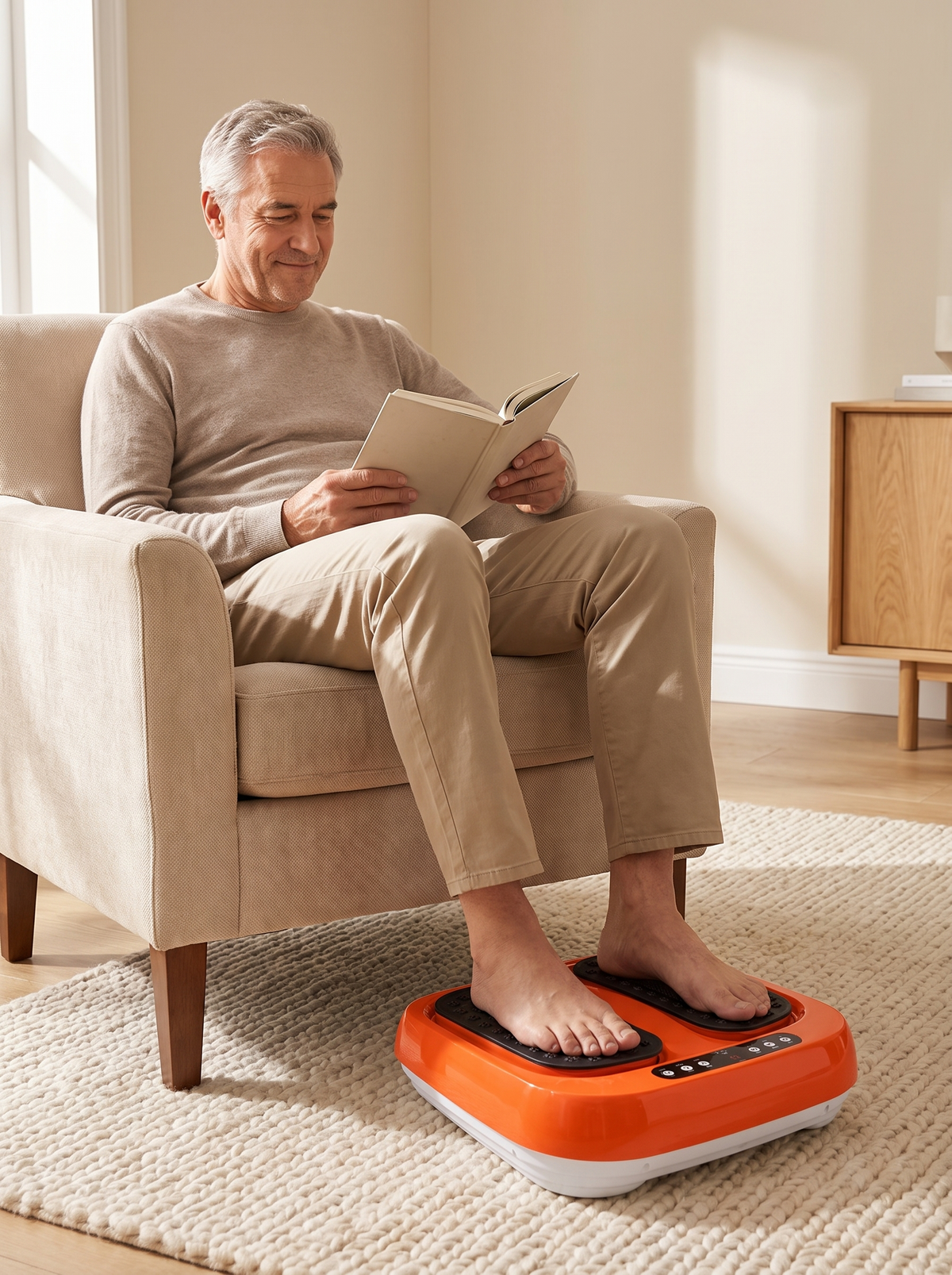 Heated Vibrating Foot & Leg Massager lifestyle